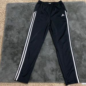 girls black adidas joggers